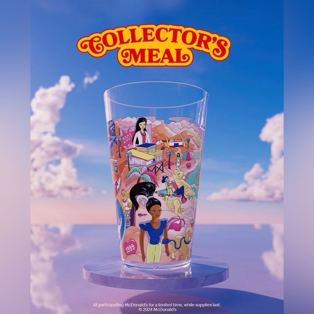 McDonald’s Barbie and hotwheels limited edition cup